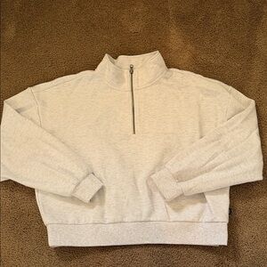 Vans WOMENS Light Gray Zip-Up Sweater